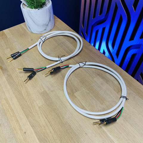 Atlas Install 4 Speaker Cable 1.6M (Pair) With Banana Terminals