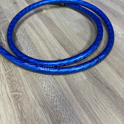QED SQART (1.0m length) Scart Lead Screen Silver Reference AV Cable