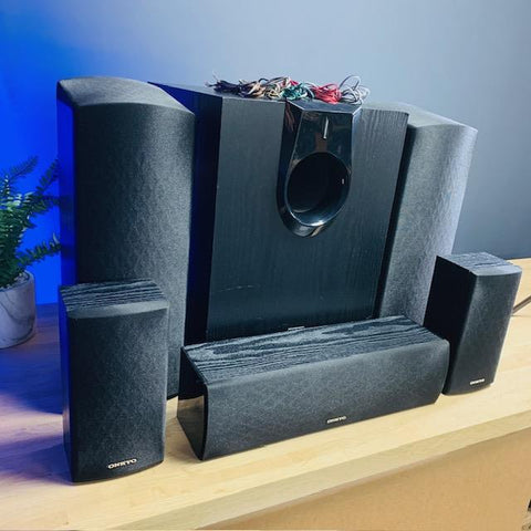 Onkyo 5.1 Speaker System (SKF-693, SKR-590, SKC-591N and SKW-591)