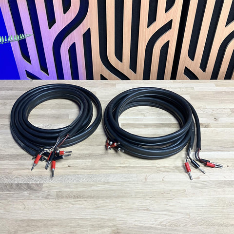 Linn K400 Bi Wire Speaker Cable Banana Connections 2 x 2.5m