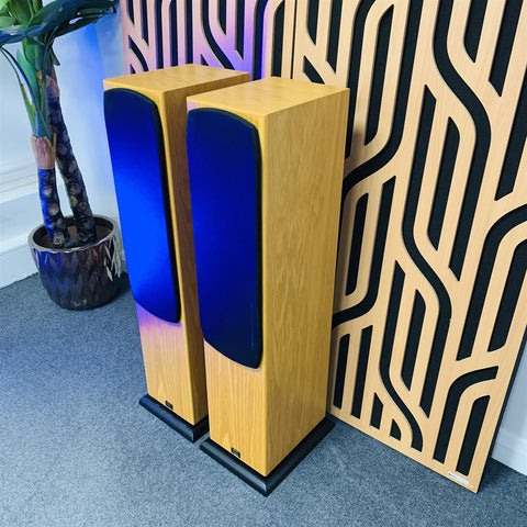 Monitor Audio Silver S6 Floor Standing Loud Speakers Oak (Pair)