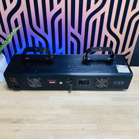 U King 4 Lens 4 Beam RGBY Stage Laser Projector Light DMX DJ Disco Show Lighting