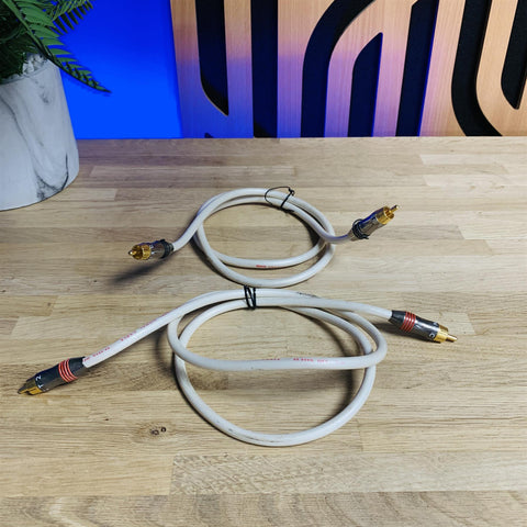 QED Qnect2 Balanced Low Level Signal Cable RCA Interconnect 1m (pair)