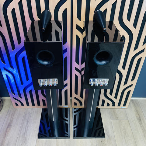 Bowers & Wilkins 705 S3 Speakers With Stands (Pair) Black Gloss