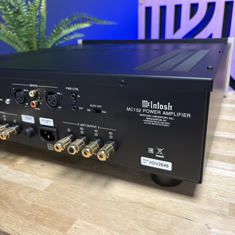 McIntosh MC152 Power Amplifier