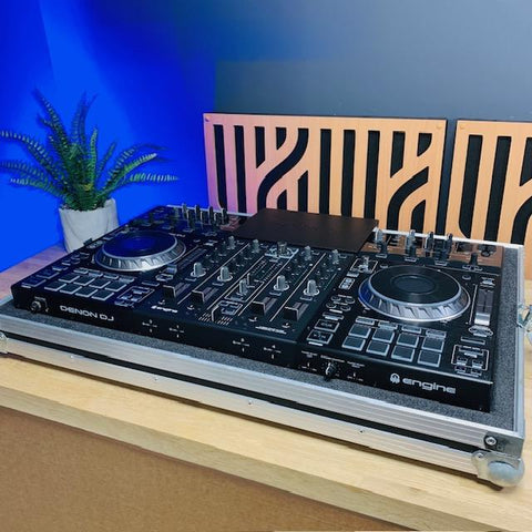Denon DJ Prime 4 DJ Controller With Swan Flight Case