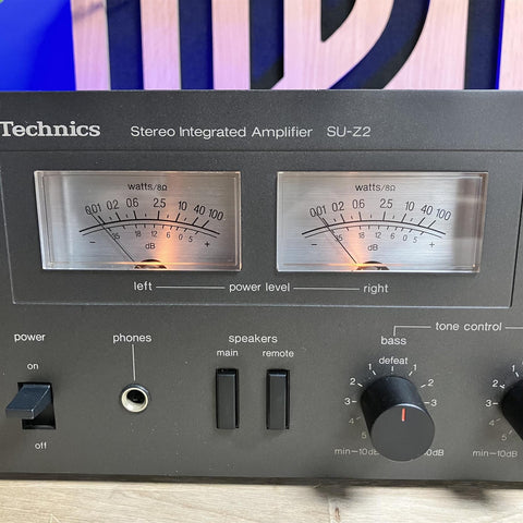 Vintage Technics SU-Z2 Stereo Integrated Amplifier
