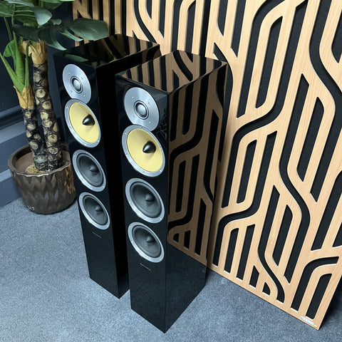 Bowers & Wilkins B&W CM8 Floor-Standing Speaker Pair (Piano Black)
