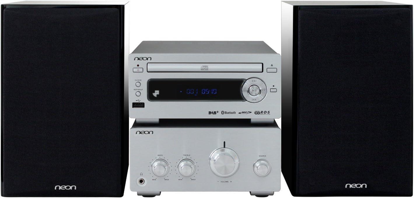 Micro Hi Neon MCB1534D Micro Hi-Fi System With Bluetooth, CD, MP3, FM+RDS For D ...