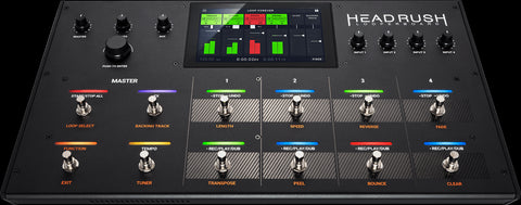 HeadRush Looperboard floorboard looper with 7" touch display