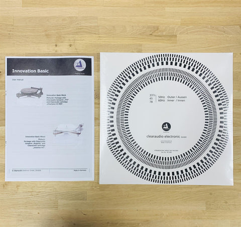 Clearaudio Innovation Basic Turntable Black With Tracer Carbon Black 9" Radial Tonearm & Concept MC Cartridge