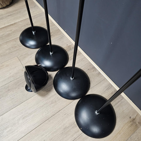 x5 Kef HTS/HTC 2001.3 (4 x 90cm floor stands, x1 tabletop stand)