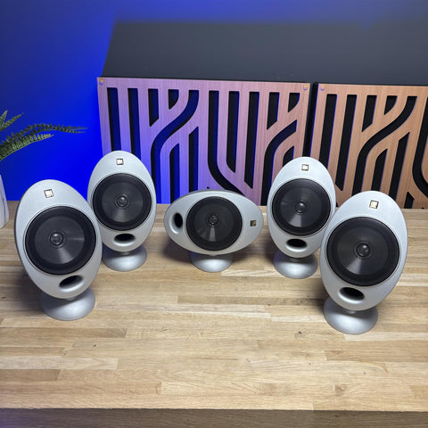 Kef KHT 2005.2 Speaker Set (x5) with Kef HTS2001 Stands