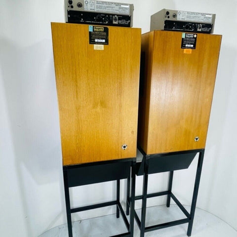 Quad 405-2 Amplifiers (Pair) With Rogers LS5/8 Loud Speakers (Pair)