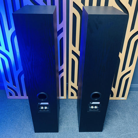 Fyne Audio F302 Floor Standing Loud Speakers (Pair) Black