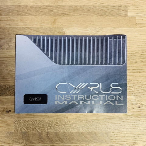 Cyrus PSX-R Regulated Power Supply Unit Manual