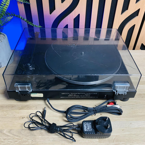 Ariston Q Deck Stereo Turntable fitted with an Ortofon cartridge