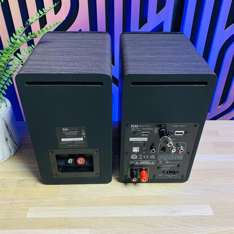 Elac Debut ConneX DCB41 Bluetooth Active Monitor Speakers Dark Walnut (Pair)