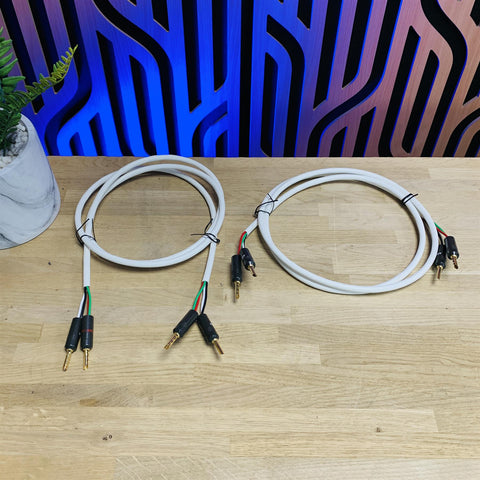 Atlas Install 4 Speaker Cable 1.6M (Pair) With Banana Terminals