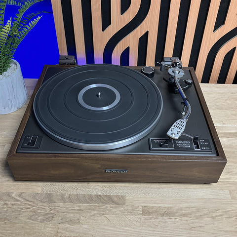 Pioneer PL-12D Stereo Turntable With Shure M75 ED Cartridge