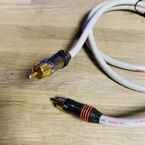 QED Qnect2 Balanced Low Level Signal Cable RCA Interconnect 1m (pair)