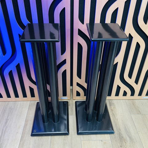 Pair Heavy Duty Metal Hi-Fi Speaker Stands Inc Spikes 60cm Height