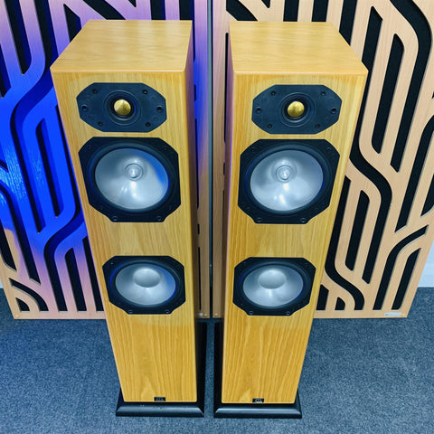 Monitor Audio Silver S6 Floor Standing Loud Speakers Oak (Pair)