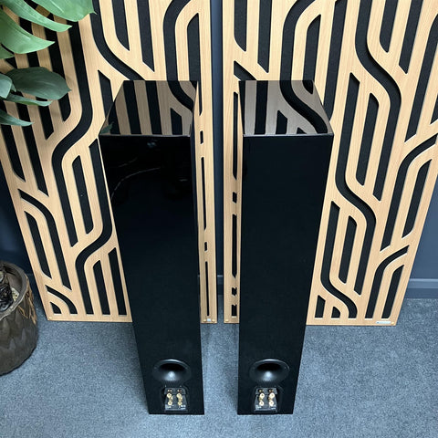 Bowers & Wilkins B&W CM8 Floor-Standing Speaker Pair (Piano Black)