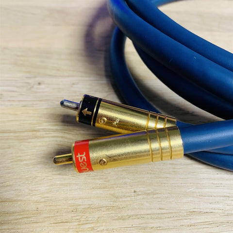 Audioquest Quartz x 3 Hyperlitz-Triple Balanced RCA Interconnect Cable (pair) 1m