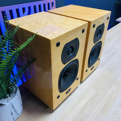 Quad 77-11L Bookshelf Speakers In Birdseye Maple (Pair)
