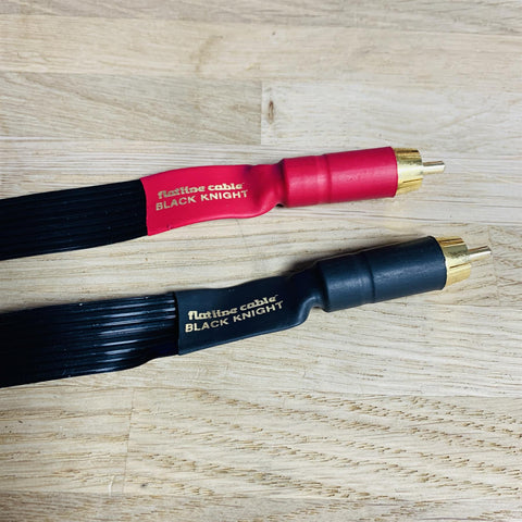 Nordost Black Knight Flatline RCA Cable (Pair) - 1m