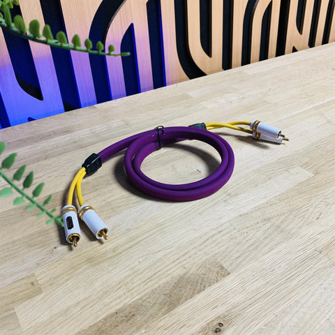IXOS 1003 Spiral Braid RCA Interconnect 1m Cable