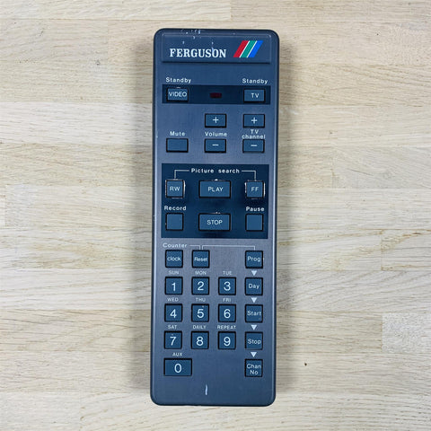 Ferguson T766 VHS VCR Remote Control For 3V55 Videostar Recorder