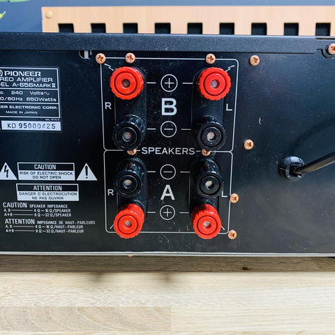 Pioneer A-656 Mark II Reference Integrated Stereo Amplifier