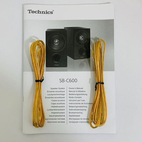 Technics SB-C600 Bookshelf Speakers (Pair)