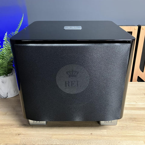 REL T/7X Active 200 Watt Class A/B Subwoofer Black Gloss