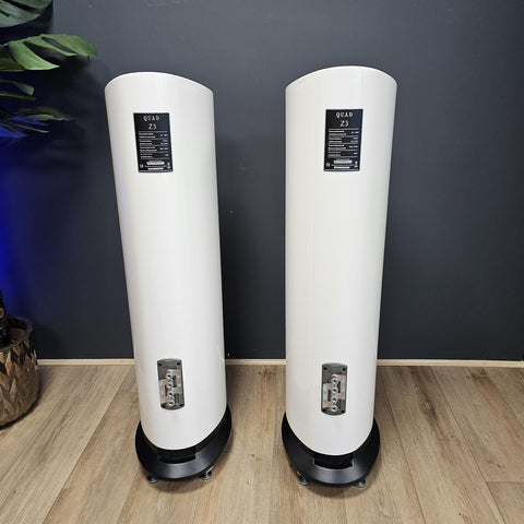 Quad Z-3 Floor Standing Speakers (Piano White)