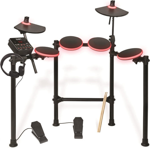 Ion Audio Redline Drums 7-Piece Electronic Drum Kit