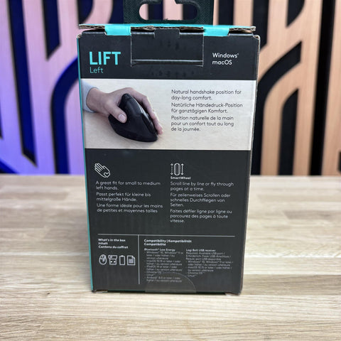 Logitech LIFT Left Wireless Mouse Left handed