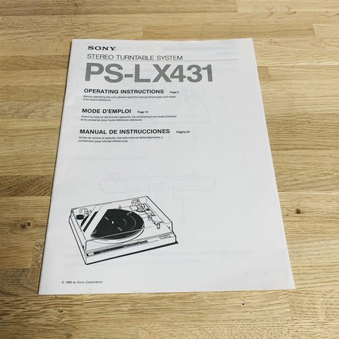 Sony PS-LX431 Turntable
