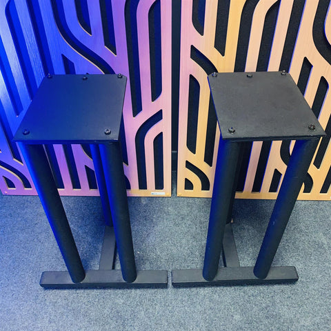 Cyrus Bookshelf Speakers Stands - Self Assembly (Pair) Black