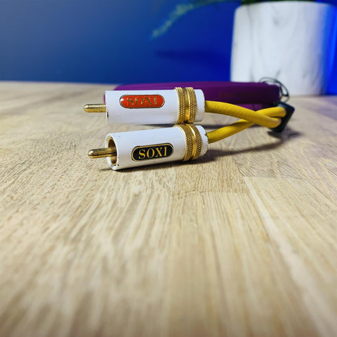IXOS 1003 Spiral Braid RCA Interconnect 1m Cable