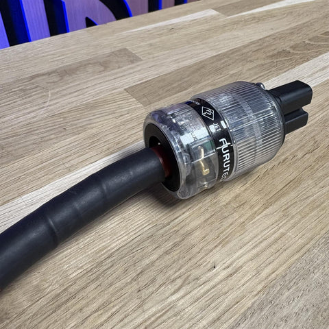 ECOSSE BIG RED Mains Power Cable 3 Pin Kettle (FURUTECH F1-35(R)/F1-25 (R))