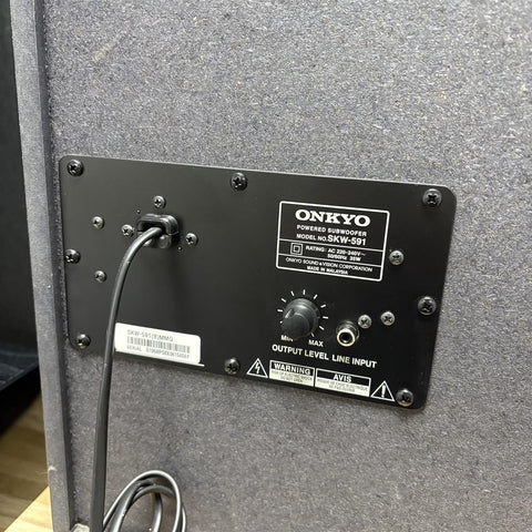 Onkyo 5.1 Speaker System (SKF-693, SKR-590, SKC-591N and SKW-591)