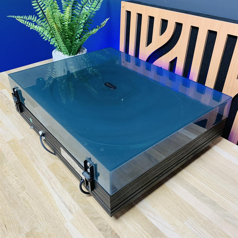 Systemdek IIX Glass Platter Belt-Drive Turntable Rega Moth Arm w/AT3600L Cartridge