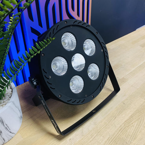 Stagg ECOPAR630 Flat Par Can Stage Light DMX 512 6 x 30 Watt LED