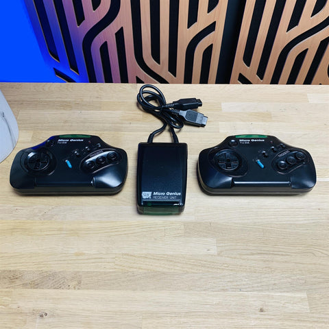 Sega Mega Drive TIJ-308 Micro Genius Wireless Controllers (Pair) With Receiver