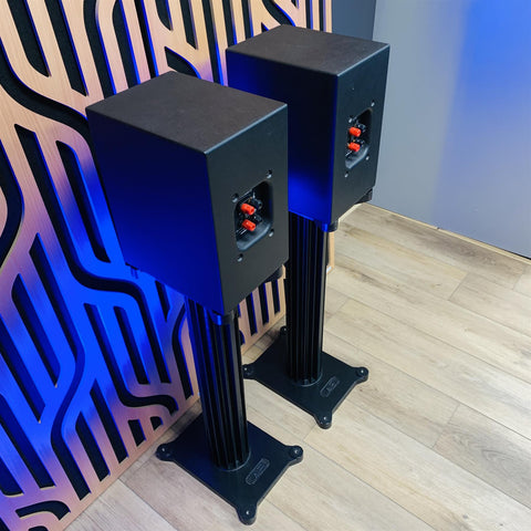 Pair Acoustic Energy AE1 1987 Speakers With Matching Stands