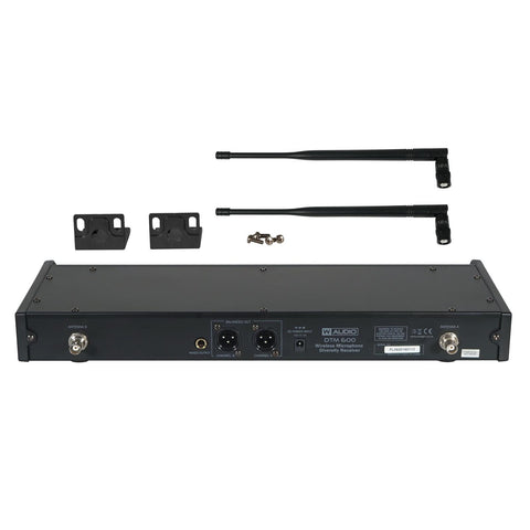 W-Audio DTM 600 Twin Beltpack Diversity System (606.0Mhz-614.0Mhz) V2 Software