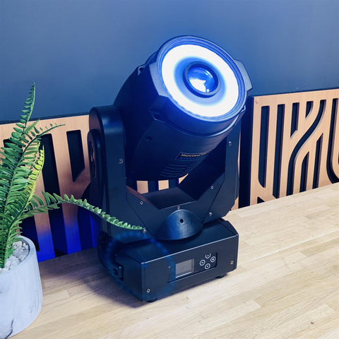 Bluesea Lighting 3W Animation RGB Moving Laser Light With LED Ring